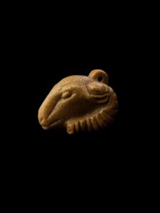 Vintage Ram God Khnum Amulet - Ancient Egyptian Statue - Image 5