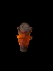 Hand-Carved Goddess Hathor Amulet: Egyptian Artisan Pendant - Image 5