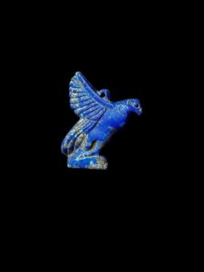 Lapis Lazuli Flying Horus Amulet: Egyptian God of Sky - Image 5