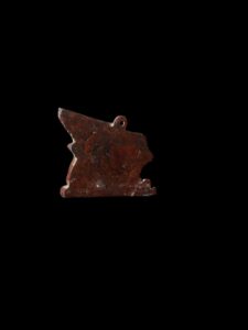 Goddess Unut Amulet: Egyptian Jasper Wenut Statue with Horus - Image 5