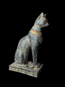 Ancient Egyptian Goddess Bastet statue, Home decor statues made in Egypt - Image 5