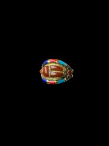 Egyptian Scarab Ring: King Tutankhamun Style, Good Luck Symbol - Image 5