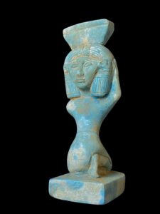 Manifest Handmade Goddess Hathor Statuette , Statue for the Egyptian Goddess Venus - Image 5