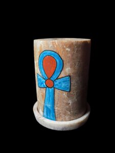 Egyptian Alabaster Vase: Cleopatra Home Decor - Image 5