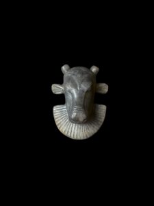 Ancient Egyptian Apis Cow Amulet: Rare Museum Statue - Image 5