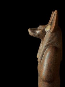 Stone Egyptian God Anubis Statue: Jackal God of Afterlife - Image 5