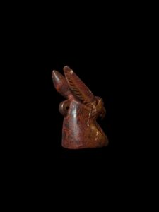 Goddess Unut Amulet: Egyptian Rabbit Stone Statue - Image 5