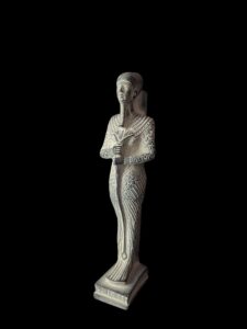Handcrafted God Ptah Statue: Rose & Black Granite Replica - Image 5