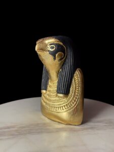 Egyptian God Horus Statue: Falcon God of the Sky, Fiber Glass Art - Image 5