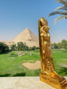 Rare Falcon Egyptian God Ra Statue: God of Sun & Sky - Image 5