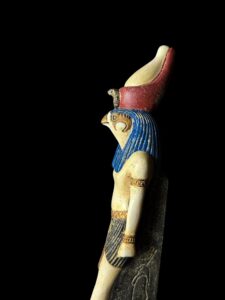 Egyptian God Horus Statue: Falcon God of the Sky, Stone Art - Image 5