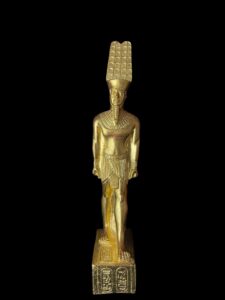 Egyptian God Amun Statue: Museum Replica, Creator God - Image 5