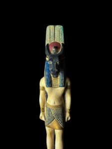 Manifest Handmade Goddess Hathor Statuette , Statue for the Egyptian Goddess Venus - Image 5