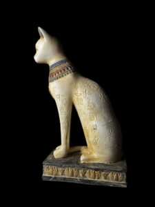 Ancient Egyptian Goddess Bastet statue, Home decor statues made in Egypt - Image 5