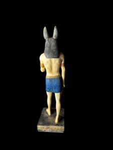 Basalt Stone Egyptian God Anubis Statue - Image 5