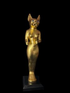 Large Egyptian Goddess Bastet Cat Statue: Home Decor - Image 5