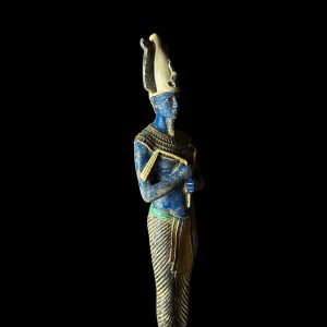 Basalt Egyptian God Osiris Statue: Unique Statuette - Image 5