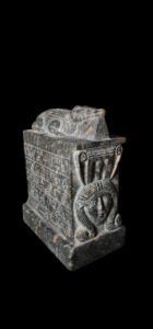 Egyptian God Sobek statue with Goddess Hathor Museum piece made of Granite stone - Image 5