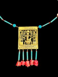 Rare Pharaonic Necklace: Ancient Egyptian Figures - Image 5