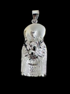Sterling Silver Sekhmet Pendant: Egyptian Goddess Charm Necklace - Image 5