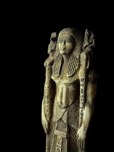 Stone Egyptian God Anubis Statue with King Tutankhamun - Image 5