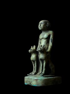 Ancient Egyptian Goddess Bastet statue, Home decor statues made in Egypt - Image 5