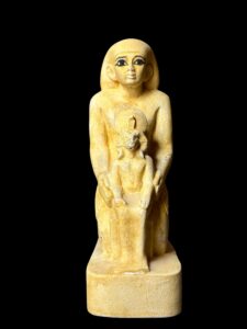 Vintage Ram God Khnum Statue: Egyptian High Priest Sculpture - Image 5