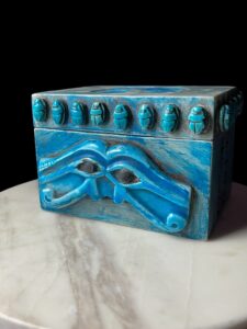 Egyptian Goddess Sekhmet Box: Eye of Horus, Scarab Beetle Symbol - Image 5