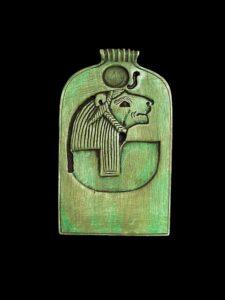 Lioness Goddess Tefnut carved made in Egypt - Image 5