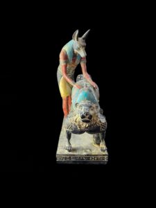 inspired God Anubis Statue , Natural Stone , Home Décor statues , Ancient Egyptian Mythology Collectible - Image 6