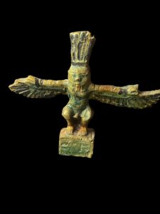 Hand-Carved Porcelain God Bes Statue: Egyptian Home Decor - Image 6