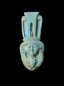 Goddess Hathor with Scarab beetle symbol for protection and Luck - Image 6