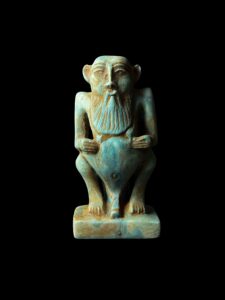 Hand Carved God Bes Statue: Egyptian Home Decor - Image 6