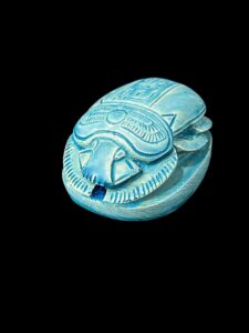 Egyptian Scarab, The decorative Good luck scarab in Ancient Egypt. - Image 6