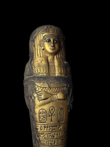 Big Egyptian vintage Ushabti, Shabti with God Anubis. Egyptian replica artifacts - Image 6