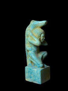 Sobek Statue: Egyptian Crocodile God of the Nile - Image 6