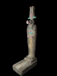 Egyptian God Sobek Statue: Crocodile God with Eye of Horus - Image 6
