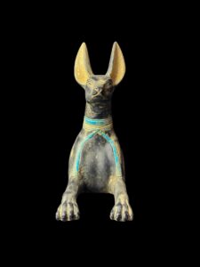 Basalt Stone Anubis Statue: Egyptian God of Afterlife - Image 6