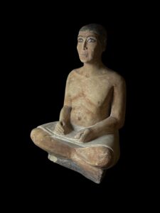 Egyptian Scribe Statue: Ancient Egypt Replica Artifact - Image 6