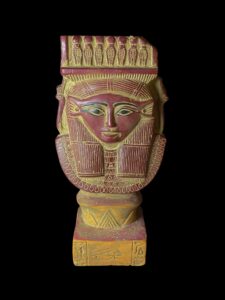 Large Goddess Hathor Statuette, Statue for the Egyptian Goddess Venus - Image 6