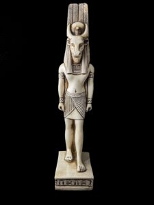 Manifest Handmade Goddess Hathor Statuette , Statue for the Egyptian Goddess Venus - Image 6