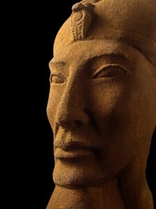 Handmade Egyptian King Akhenaten Face Statue - Image 6