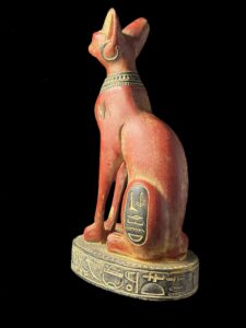 Egyptian Cat Goddess Bastet Statue: Ancient Art Figurine - Image 6