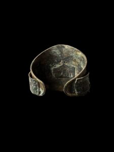 Vintage Bronze Goddess Sekhmet Bracelet - Image 6