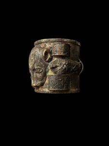 Vintage Bronze Goddess Sekhmet Bracelet - Image 6