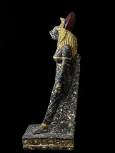 Granite Egyptian Goddess Sekhmet statue. - Image 6