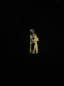 Egyptian God Anubis Pendant Necklace - Jackal Charm - Image 6