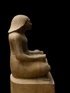 Egyptian Mythology Statue: Knowledge Transfer Scene, Made in Egypt - Image 6