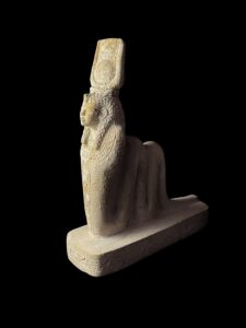 Handcrafted Cobra Goddess Hathor Statue: Egyptian Protection Artifact - Image 6
