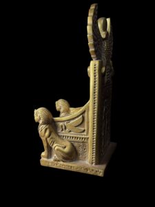 King Tutankhamun Throne: Eye of Horus, Winged Scarab & Goddess Nekhbet - Image 6